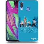 Pouzdro Picasee silikonové Samsung Galaxy A40 A405F - Mirai - Blue čiré – Zboží Mobilmania