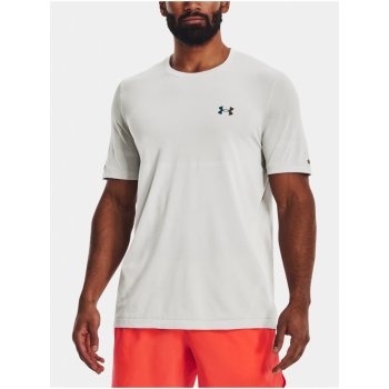 Under Armour Bílé pánské tričko UA Rush Seamless Legacy SS