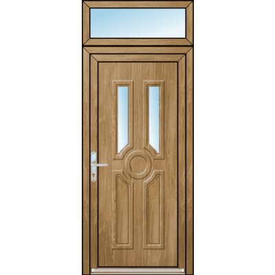 OknaDvereNaMiru.cz Vchodové dveře 3D Sanda 2 + Nadsvětlík 90 x 220 cm – Hledejceny.cz