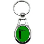 Přívěsek na klíče ovál James Bond – Sleviste.cz