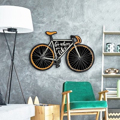 Crearreda Nástěnná dekorace FP FX L Bicycle 63911 Jízdní kolo 1 arch 45x65 cm – Zboží Mobilmania