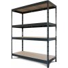 Skladový regál AR Shelving Regál Rivet 180 x 180 x 60 cm 4 police