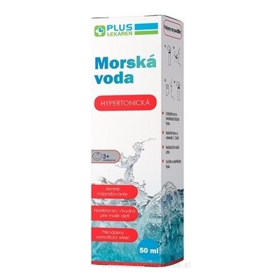PLUS LÉKÁRNA Mořská voda hypertonický nosní sprej 50 ml – Zboží Dáma