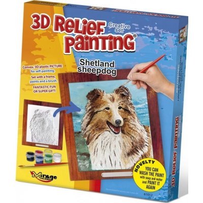 MIRAGE HOBBY Kreativní sada 3D malování Relief Painting: Čivava – Zbozi.Blesk.cz