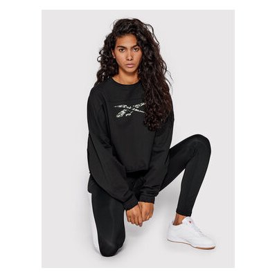 Reebok TS Modern Safari hoodie Černá – Zboží Mobilmania