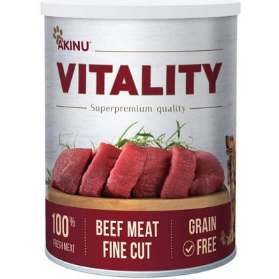 Akinu VITALITY hovězí jemně krájená svalovina 400 g – Zbozi.Blesk.cz