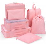 KUFRYPLUS Cestovní organizéry 7 ks SN0151 růžová – Zboží Dáma KUFRYPLUS Cestovní organizéry 7 ks SN0151 růžová – Zboží Dáma