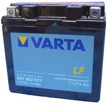 Varta YTZ7S-4/YTZ7S-BS, 507902