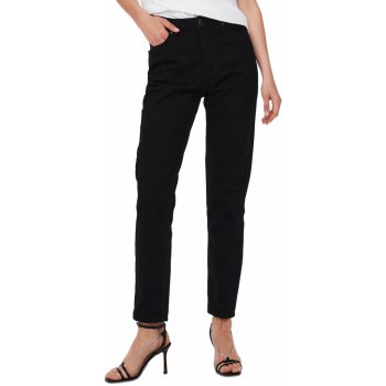 Only dámské džíny ONLJAGGER Mom Fit 15242370 Washed Black