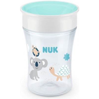 Nuk tréninkový hrnek s víčkem Magic Cup želva/zelená 230 ml