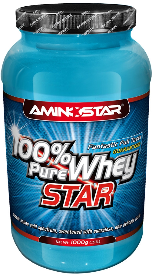 Výsledek obrázku pro Aminostar 100% Pure Whey Star 1000g