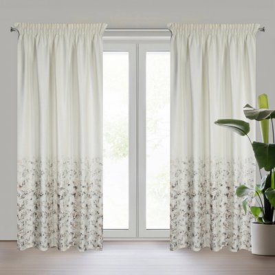 EUROFIRANY ZATEMŇOVACÍ ZÁVĚS NA PÁSCE MARIELA 140X270 CM VZOROVANÁ – Hledejceny.cz