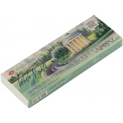 Nevskaya Palitra Akvarelové barvy White Nights 8Ks Shimmer Spring sada – Hledejceny.cz