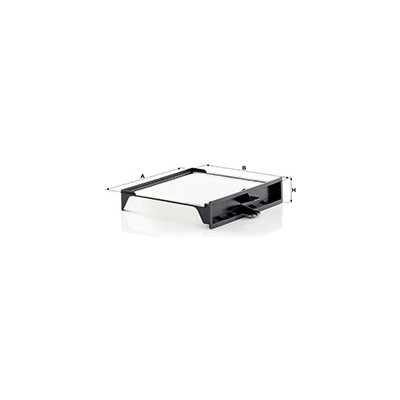 CU2430 MANN-FILTER Filtr, vzduch v interiéru – Hledejceny.cz