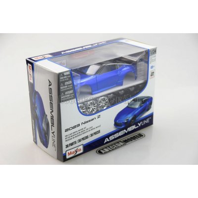 Maisto Kit Nissan Z 2023 model ke skládání barva 39267 modrá 1:24 – Sleviste.cz