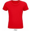 Dětské tričko Sol's dětské tričko Pioneer z organické bavlny s přírodním enzymem 175 g/m Red