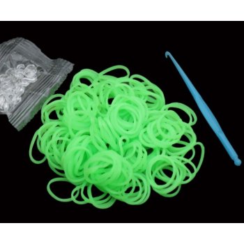 Loom Bands gumičky neonové zelené 180ks