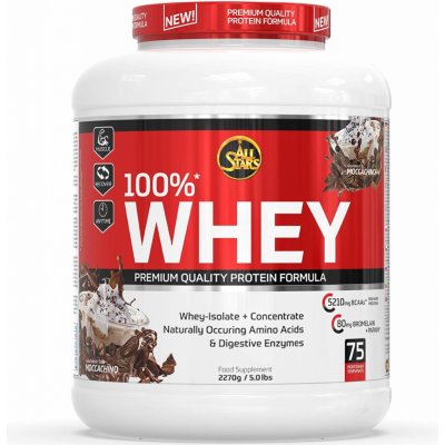 All Stars 100% WHEY PROTEIN 2270 g – Zboží Mobilmania