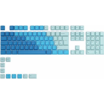 Glorious PC Gaming Race GPBT Keycaps - 115 PBT, ISO, UK, Caribbean Ocean GLO-KC-GPBT-CO-UK – Zboží Mobilmania