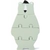 Dřevěná hračka Trixie Wooden body puzzle Mr. Polar Bear