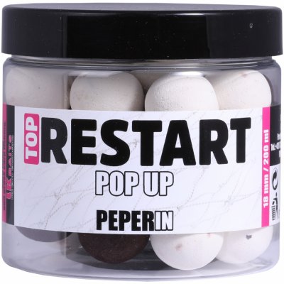 LK Baits Pop Up Boilies Top ReStart Peperin 200ml 18mm – Hledejceny.cz