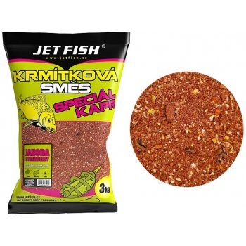 Jet Fish Krmítková směs Speciál Kapr 3kg Jahoda