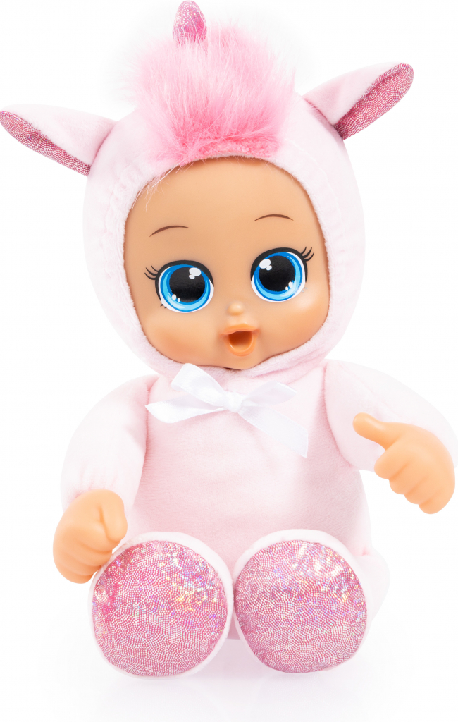 Bayer Design 93001AA Funny Baby Doll, měkké tělo, 30 cm, růžová barva