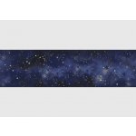 AG Design WB-8451 Samolepící bordura Vesmír, rozměry 5 m x 13,8 cm – Zboží Dáma