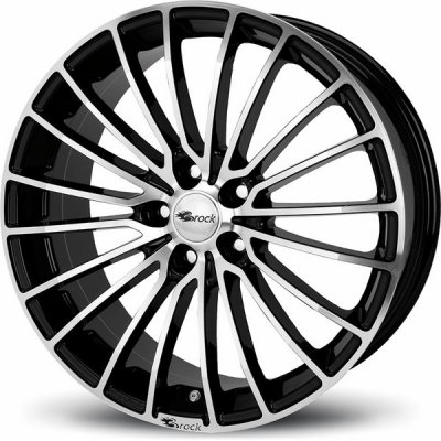 Brock B24 8,5x20 5x108 ET25 black polished – Hledejceny.cz