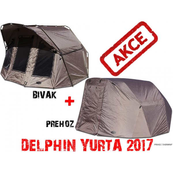Delphin bivak Yurta model 2017 + přehoz na bivak od 10 999 Kč - Heureka.cz
