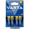 Baterie primární Varta Longlife Power AA 4 ks 04906 121 414