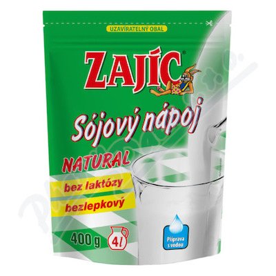 Sójový nápoj Zajíc Natural sáček 400g DOYPACK – Zbozi.Blesk.cz