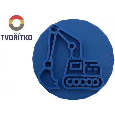 TVOŘÍTKO Bagr V Rozměr: 6 cm, + Vykrajovátko: Ne – Zboží Mobilmania