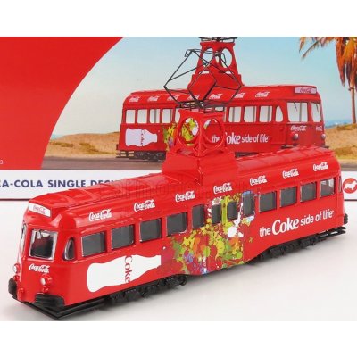 Corgi Blackpool Decker Single Tram Autobus Coca cola Coke Side Of The Life 1937 Červená Bílá 1:76