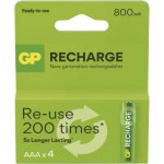 GP Recharge 800 AAA 4 ks 1032124082 – Zboží Živě