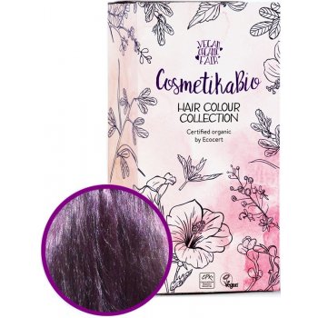 Cosmetikabio 100 % přírodní barva na vlasy fialová 100 g