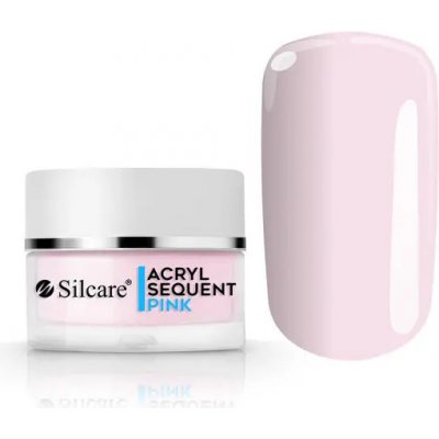 Silcare Akrylový prášek Sequent Acryl Pink 12 g