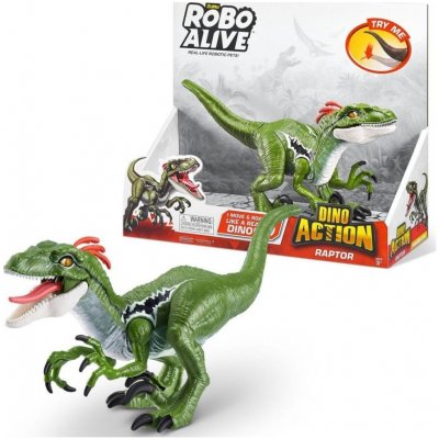 Zuru Robo Alive Dino Action interaktivní figurka Raptor – Zboží Dáma
