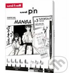Uni pin sada Manga dárkový box 8 linerů + shalaki mikrotužka mix barev – Sleviste.cz