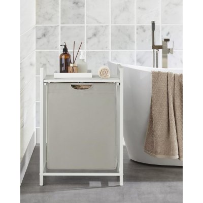 Houseland File 65 l bílo-šedý – Zboží Dáma