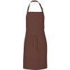 Zástěra Link Kitchen Wear Gastro zástěra X986 Brown Pantone 476 72x85cm