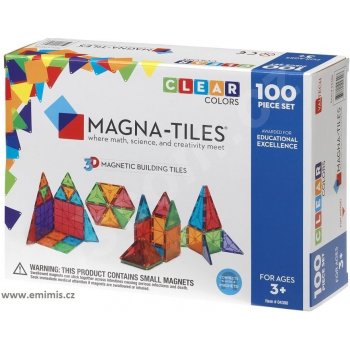 Magna-Tiles 100 Clear průhledná