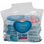 Happy Mimi dětské vlhčené ubrousky 99% vody 180 ks – Zbozi.Blesk.cz