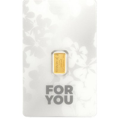 C.Hafner zlatý slitek For You 1 g – Zboží Mobilmania