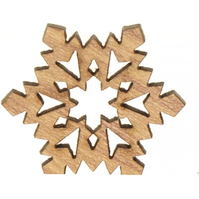 Naše galanterie Sněhová vločka L 3cm – Hledejceny.cz
