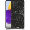 Pouzdro a kryt na mobilní telefon Samsung Pouzdro ACOVER Samsung Galaxy A72 A725F s motivem Line Flower I