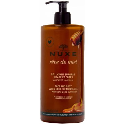 Nuxe Reve de Miel čistící gel pro suchou pokožku (Face and Body Ultra-Rich Cleansing Gel) 400 ml – Hledejceny.cz