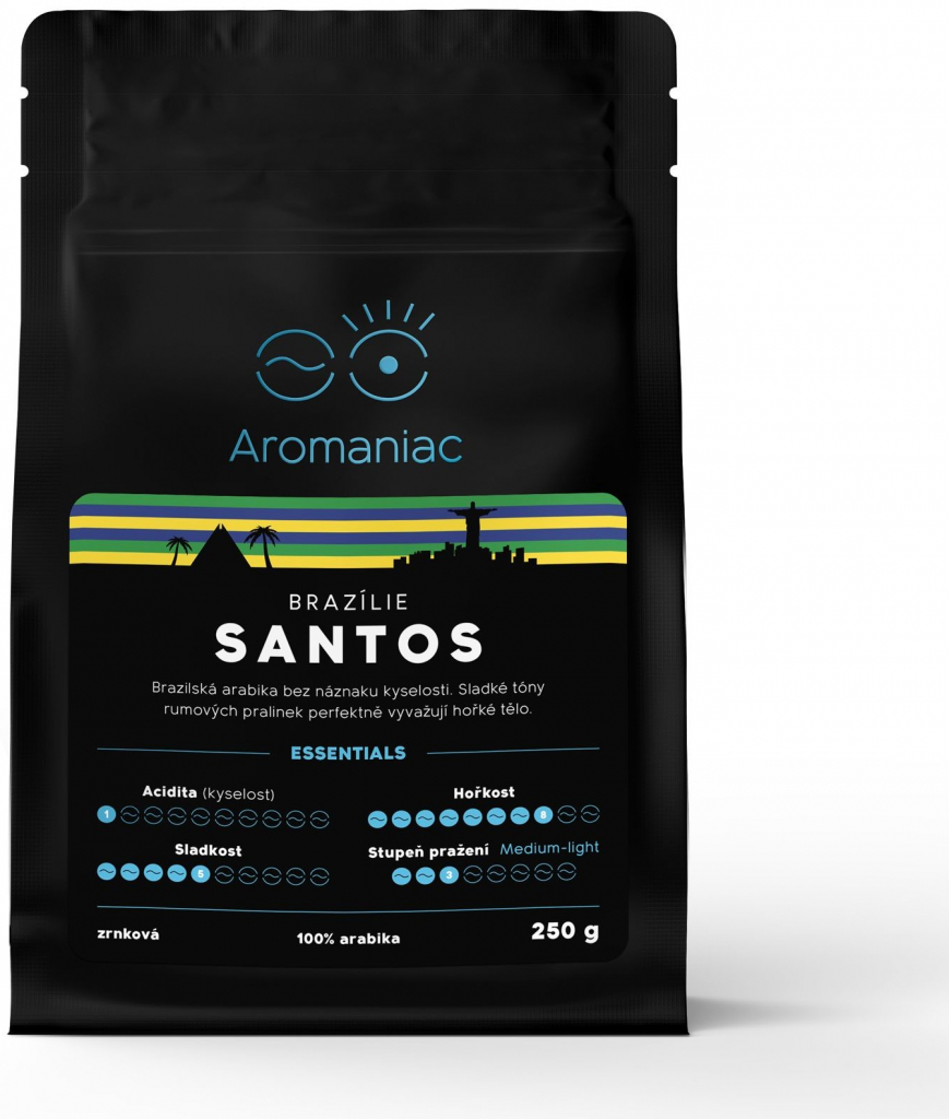 Aromaniac Brazílie Santos 250 g