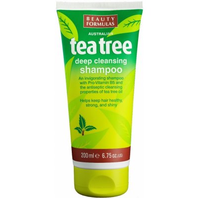 Beauty Formulas Tea tree čistící šampon na vlasy 200 ml – Zbozi.Blesk.cz