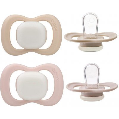 b.box dudlíky silikon 2ks blush/latte – Zboží Mobilmania